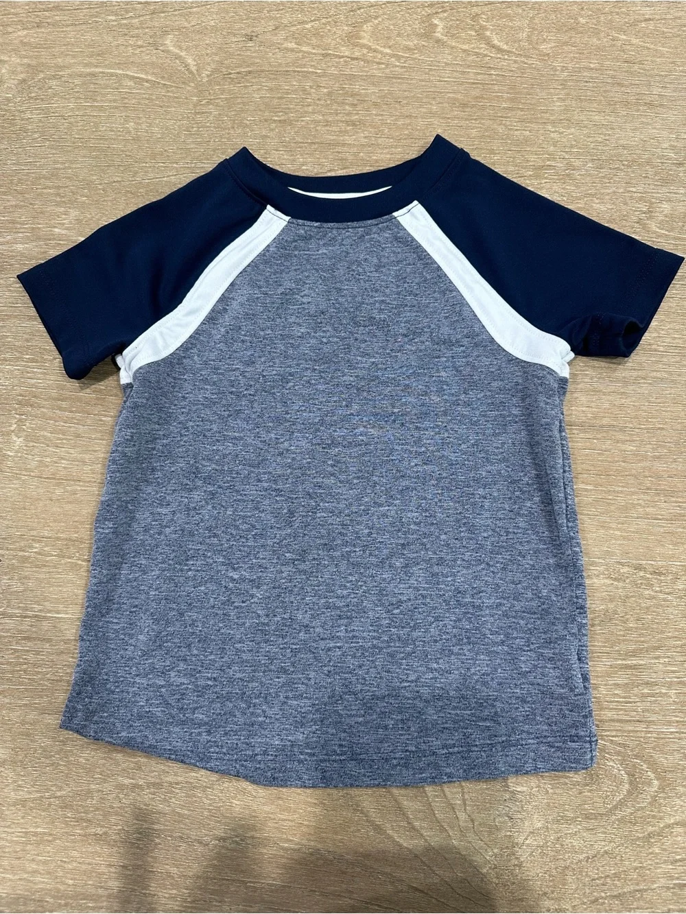 Kids Athletic Clothes with Navy and Gray Tees